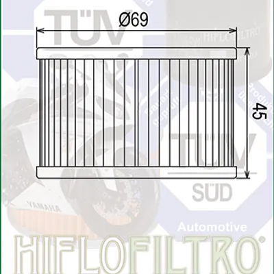 HIFLO FILTR OLEJU HF 561 KYMCO 250 VENOX`02-11