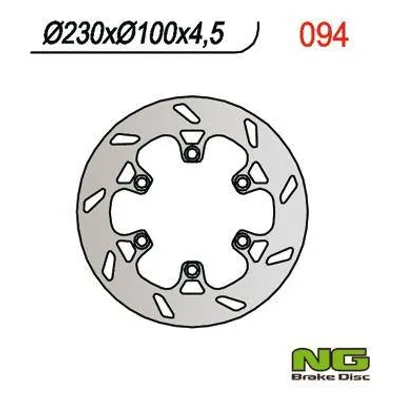 NG Tarcza hamulcowa tył KAWASAKI KLX 250/650 /KX / KLX 250R 93-98 / KLX 650R 93-03 / KLX 300 93-97