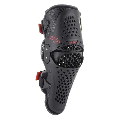 Nakolanniki / Ochraniacze kolan ALPINESTARS SX-1 V4 kolor czarny / czerwony