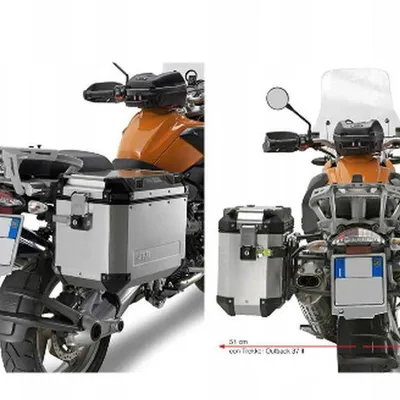 KAPPA STELAŻ KUFRÓW BOCZNYCH MONOKEY CAM SIDE BMW R 1200 GS (04-12), R 1200 GS Adventure (06-13) - POD KUFRY KFR K'FORCE ALU