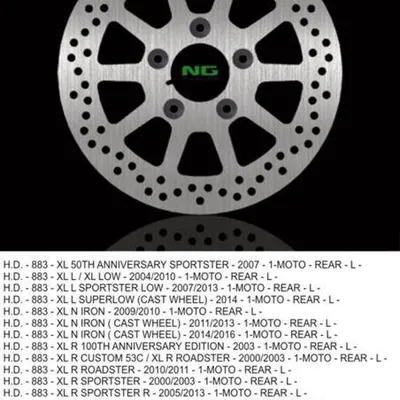 NG Tarcza hamulcowa tył HARLEY DAVIDSON 883/1200