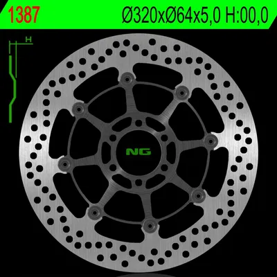 NG Tarcza hamulcowa przód BMW S 1000R/RR/XR 13-18 / MOTO GUZZI CALIFORNIA 1400 13-18