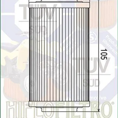 HIFLO FILTR OLEJU HF 556 BOMBARDIER/ SEE DOO