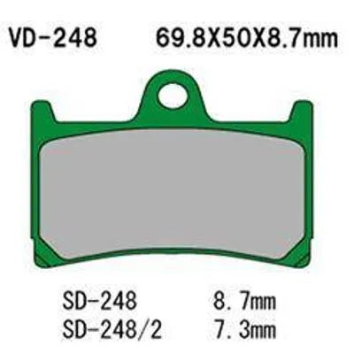 Vesrah Klocki hamulcowe KH252/KH380