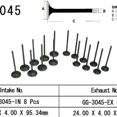 Vesrah Zawór ssący SUZUKI GSXR 750 00-03 / GSXR 1000 01-04