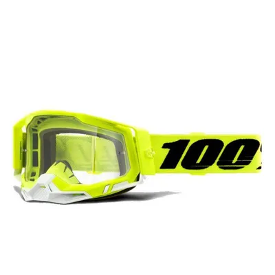 100 Procent Gogle FA20 Racecraft 2 Fluo Yellow