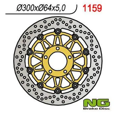 NG Tarcza hamulcowa przód SUZUKI GSX 750 97-03 / VZ 800 MARAUDER 96-08