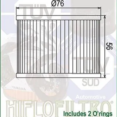 HIFLO FILTR OLEJU HF 192 TRIUMPH (OEM 121-00-31-T0-301)