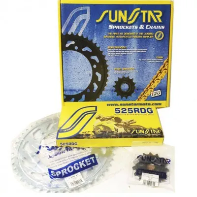 SUNSTAR Zestaw napędowy HONDA XL 600 V 91-99 / XL 700V 08-12  [15/47] [118] [DG-Ring]