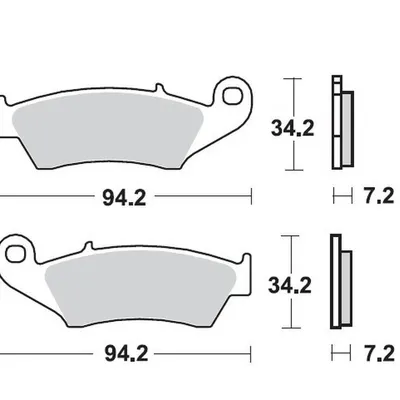 ProX Klocki Hamulcowe Przednie CRF250/450R '02-17 / KX250F/450F '04-17