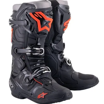 Buty ALPINESTARS TECH 10 kolor czarny / czerwony / fluo