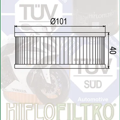 HIFLO FILTR OLEJU HF 146 V-MAX 1200 XS 750/850/1100