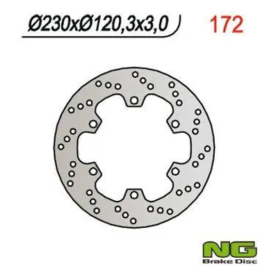 NG Tarcza hamulcowa przód KAWASAKI KMX 125 86-03