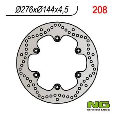 NG Tarcza hamulcowa przód HONDA XL 600V 87-95 TRANSALP