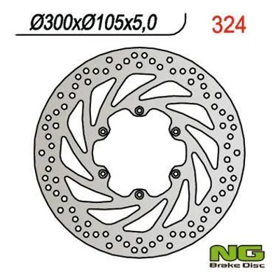 NG Tarcza hamulcowa przód APRILIA / BMW F 650 / F700 GS 12-16 / F800 GS 06-16