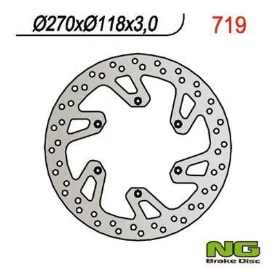 NG Tarcza hamulcowa przód SUZUKI DRZ 400 E/S 00-09 / RM 125/250 96-08 / YAMAHA YZ/YZF/WR