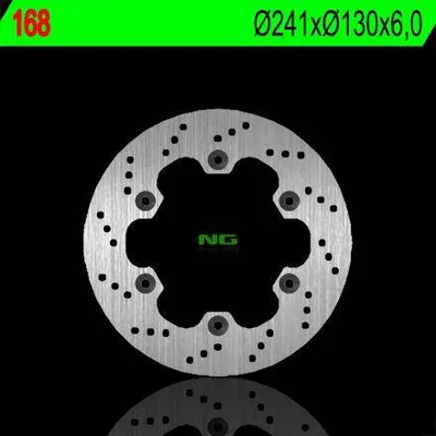 NG Tarcza hamulcowa tył KAWASAKI GPX 600R 88-96