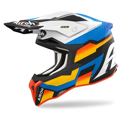 Kask cross Airoh Strycker Glam niebieski matowy