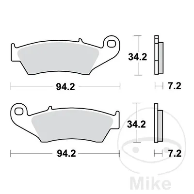 TRW Lucas Klocki hamulcowe KH185/389 Spiek metaliczny