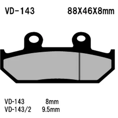 Vesrah Klocki hamulcowe KH124/2