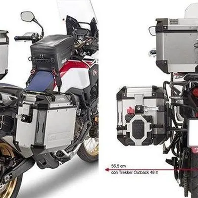 KAPPA STELAŻ KUFRÓW BOCZNYCH MONOKEY CAM SIDE HONDA CRF 1000L Africa Twin (16-17) - POD KUFRY KFR K'FORCE ALU