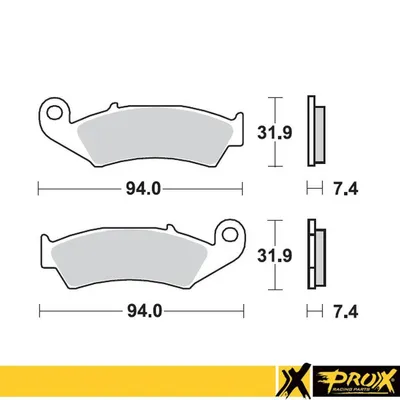 Prox Klocki hamulcowe przód Honda CR125/250/500 87-94