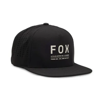 Czapka z daszkiem męska FOX Non Stop Tech Snapback kolor czarny 2024