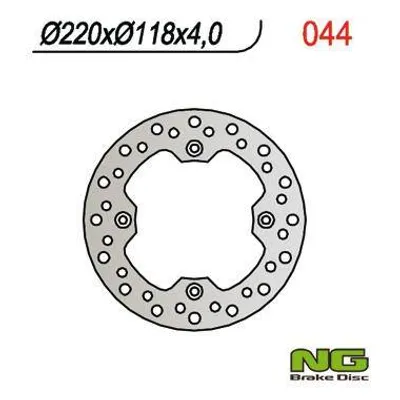 NG Tarcza hamulcowa tył SUZUKI DR 350 99 / DR 250 96-00 / DRZ 250 01-07 / TS 125 89-94