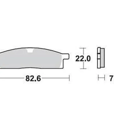 ProX Klocki Hamulcowe Przednie YZ80/85 '93-17 / TT-R125 '00-16