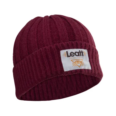 Czapka zimowa beanie LEATT kolor bordowy