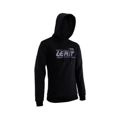 Bluza z kapturem męska LEATT CORE HOODIE kolor czarny