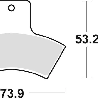 TRW Lucas Klocki hamulcowe KH270 offroad - Spiek metaliczny