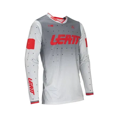 LEATT Bluza cross Moto 4.5 Lite Forge kolor szary,czerwony Kolekcja 2024