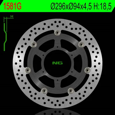 NG Tarcza hamulcowa przód HONDA CBF 600 ABS 08-11 / CBF 1000 ABS 06-16 / CBR 250 ABS 11-16 / CBR 300R ABS 14-20