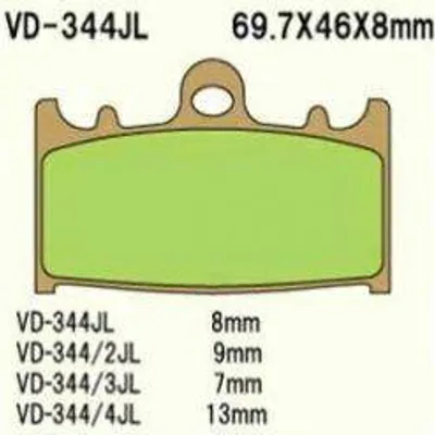 Vesrah Klocki hamulcowe KH158