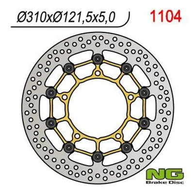 NG Tarcza hamulcowa (PŁYWAJĄCA) przód SUZUKI B-KING 07-13 / DL 650 V-STROM 08-19 / GSF650/1250 07-16 / GSXF650/1250 10-18 / GSXR1300 08-18 /