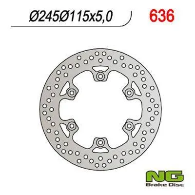 NG Tarcza hamulcowa tył YAMAHA FZS/ FZR/ XJ600/ XT660/YZF 600 THUNDERCAT