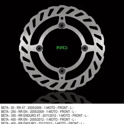 NG Tarcza hamulcowa przód BETA 50/350/400/450/498/500 RR ENDURO