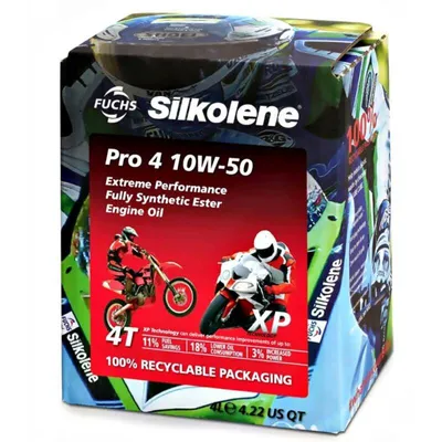 Olej silnikowy Silkolene PRO 4 10W50 XP 4T 4L