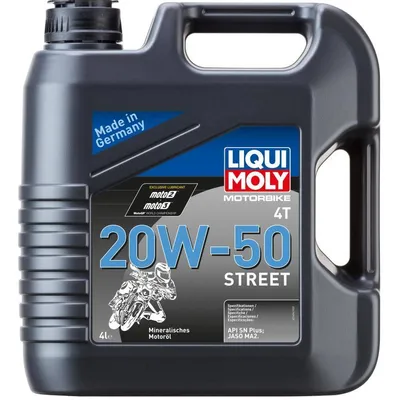 LIQUI MOLY Olej silnikowy MOTORBIKE 4T STREET 20w50 4 L