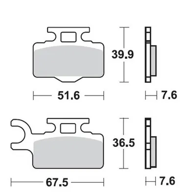 ProX Klocki Hamulcowe Przednie KX65 '00-17 / RM65 '03-05