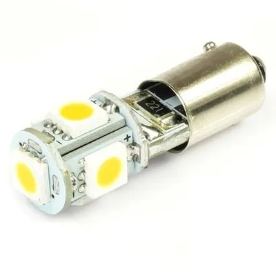 Żarówka samochodowa LED BA9S 5 SMD 5050 CAN BUS T4W / H6W