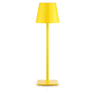 HJA20-YELLOW | Lampka stołowa LED | Bezprzewodowa lampka nocna | Dotykowa lampka do hotelu, restauracji