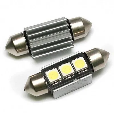 Żarówka samochodowa LED C5W 3 SMD 5050 CAN BUS