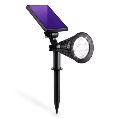 YNG-4LED | Ogrodowa lampa solarna LED wbijana | Reflektor SPOT | 250lm, 2200mAh, 4 LED