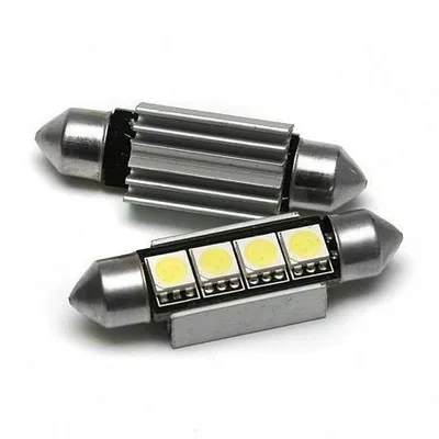 Żarówka samochodowa LED C5W 4 SMD 5050 CAN BUS