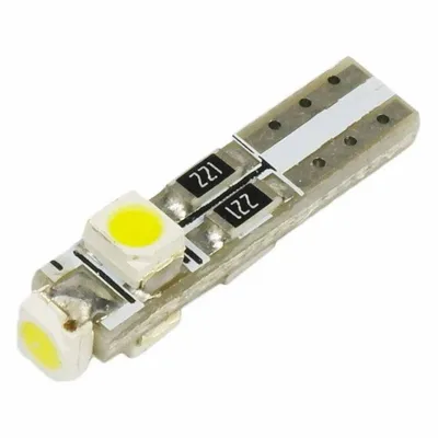 Żarówka samochodowa LED W2W W1,2W T5 R5 3 SMD 1210