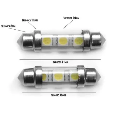 Żarówka samochodowa LED C5W 3 SMD 5050