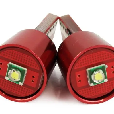 Żarówka samochodowa LED W5W T10 1 SMD CREE CANBUS RED