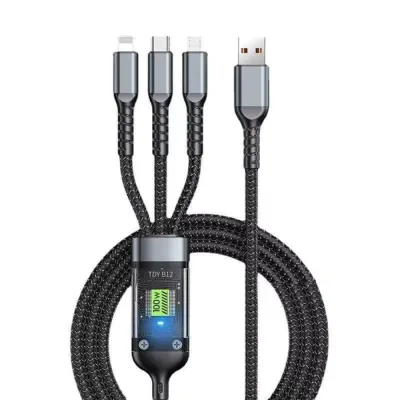 B12-3in1 | Kabel USB z trzema końcówkami